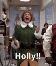 holly buddy elf excited