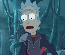 a cartoon character with a surprised look on his face and the word adult on the bottom
