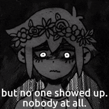 Omori No One Showed Up GIF - Omori No One Showed Up Nobody At All GIFs
