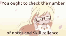 You Ought To Check The Number Of Notes And Skill Reliance Chu2fanclub GIF - You Ought To Check The Number Of Notes And Skill Reliance Chu2fanclub Bandori GIFs