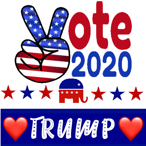 Vote Trump2020 Elections Sticker - Vote Trump2020 Elections Us Elections Stickers