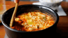 korean tofu stew soondubu soontofu food