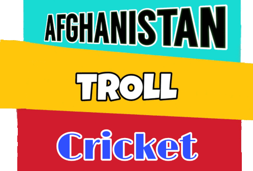 Afghanistan Troll Cricket Sticker - Afghanistan Troll Cricket Troll Cricket Stickers