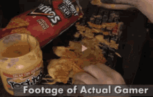Footage Of Actual Gamer Doritos GIF - Footage Of Actual Gamer Doritos Eating While Playing GIFs