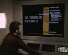 Riker Has Technical Difficulties GIF - Star Trek Bluescreenofdeath GIFs