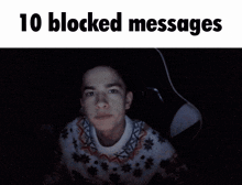 Eating 10 Blocked Messages GIF - Eating 10 Blocked Messages Blocked Messages GIFs