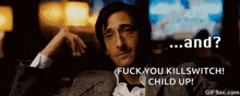 Adrien Brody So What GIF - Adrien Brody So What And Your Point Is GIFs