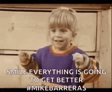 Michelle Tanner Smile GIF - Michelle Tanner Smile Everything Will Be Better GIFs