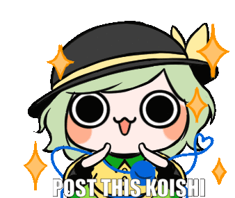 Post This Sticker - Post This Koishi Stickers