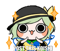Post This Sticker - Post This Koishi Stickers