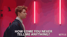 How Come You Never Tell Me Anything Pete GIF - How Come You Never Tell Me Anything Pete Brendan Scannell GIFs