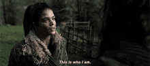 This Is Who I Am Octavia Blake GIF - This Is Who I Am Octavia Blake The100 GIFs