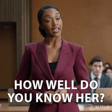 How Well Do You Know Her Andrea Freemann GIF - How Well Do You Know Her Andrea Freemann Yaya Dacosta GIFs