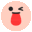 a smiley face with a red tongue sticking out .