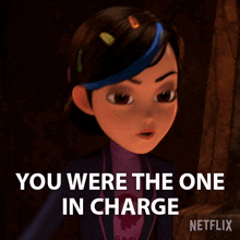 You Were The One In Charge Claire Nunez GIF - You Were The One In Charge Claire Nunez Trollhunters Tales Of Arcadia GIFs