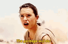 Star Wars Rey GIF - Star Wars Rey Garbage GIFs