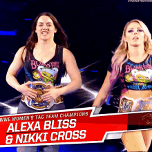Alexa Bliss Nikki Cross GIF - Alexa Bliss Nikki Cross Entrance GIFs