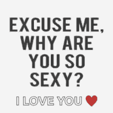 Excuse Me Why Are You So Sexy GIF - Excuse Me Why Are You So Sexy I Love You GIFs
