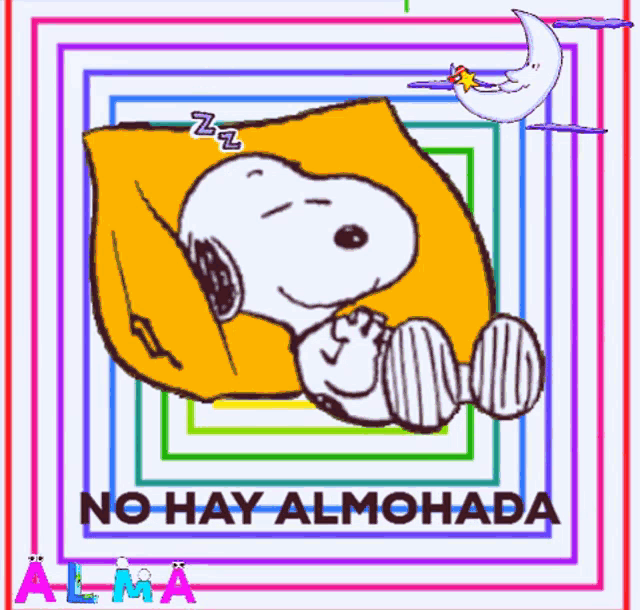  Buenas Noches Snoopy GIF