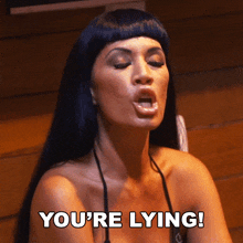 You'Re Lying Vanessa Rider GIF - You'Re Lying Vanessa Rider Basketball Housewives GIFs