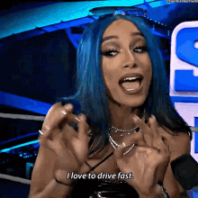 Sasha Banks Wwe GIF - Sasha Banks Wwe I Love To Drive Fast GIFs