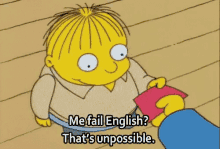 ralph simpsons fail english