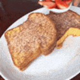 French Toast Strawberries GIF