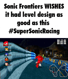 Funny Sonic R GIF