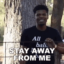 Stay Away From Me Rickey GIF - Stay Away From Me Rickey Dont Come Near Me GIFs