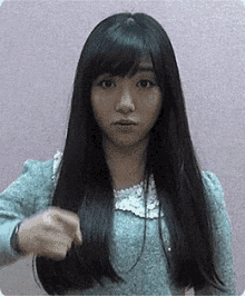 Cute Smile Asian Funny GIF - Cute Smile Asian Funny Hand Gesture GIFs