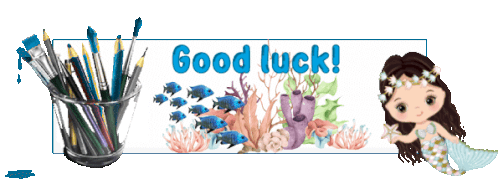 Animated Sticker Mermaid Sticker - Animated Sticker Mermaid Good Luck Stickers