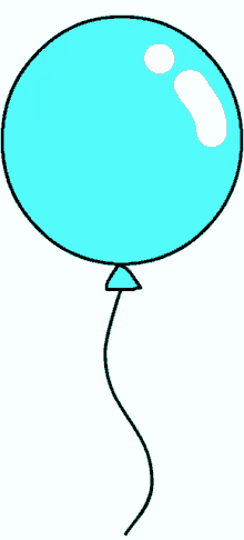 balloons fly sky blue