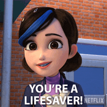 Youre A Lifesaver Claire Nunez GIF - Youre A Lifesaver Claire Nunez Trollhunters Tales Of Arcadia GIFs