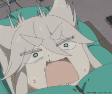 a cartoon drawing of a cat with a surprised look on its face