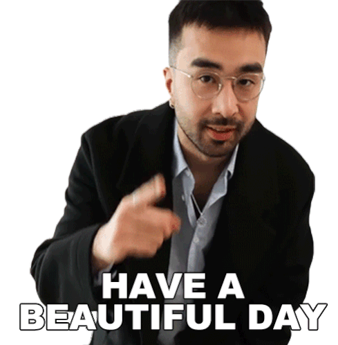 Have A Beautiful Day Tim Dessaint Sticker - Have A Beautiful Day Tim Dessaint Enjoy Your Day Stickers