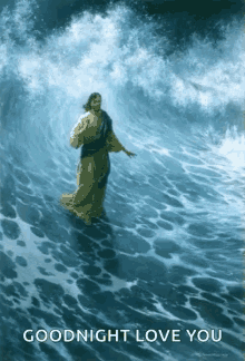 Jesus Water GIF - Jesus Water Waves GIFs