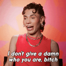 I Don'T Give A Damn Who You Are Bitch Jorgeous GIF - I Don'T Give A Damn Who You Are Bitch Jorgeous Rupaul'S Drag Race All Stars GIFs
