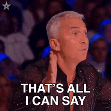 That'S All I Can Say Bruno Tonioli GIF - That'S All I Can Say Bruno Tonioli Britain'S Got Talent GIFs