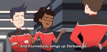 And If Somebody Brings Up Starbase80they Better Be Ready To Throw Down Ensign Mariner GIF - And If Somebody Brings Up Starbase80they Better Be Ready To Throw Down Ensign Mariner Ensign Boimler GIFs