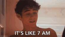 Its Like7am Anthony GIF - Its Like7am Anthony Better Nate Than Ever GIFs