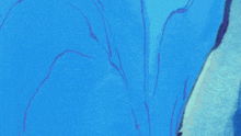 a painting of a mountain with trees and a blue sky