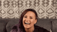 Middle Finger Demi Lovato GIF - Middle Finger Demi Lovato Laugh GIFs