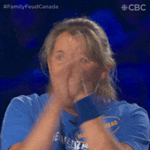 Clapping Mrs Muirhead GIF - Clapping Mrs Muirhead Family Feud Canada GIFs
