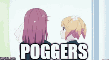 poggers anime girls mako anime girls kiss kiss