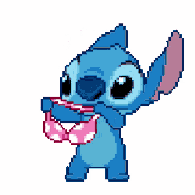 Stitch Wearing Bra Png 