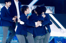 Happy Group Hug GIF - Happy Group Hug Nam Dohyon GIFs