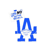 vote no on the recall la dodgers keep ca blue oppose the recall recall