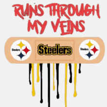 pittsburgh steelers black and gold runs through my veins