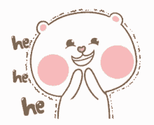 Puffy Bear Laugh GIF - Puffy Bear Laugh Hehehe GIFs