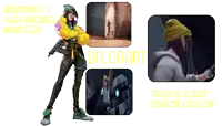 a video game character named valorant is shown in a cartoon style